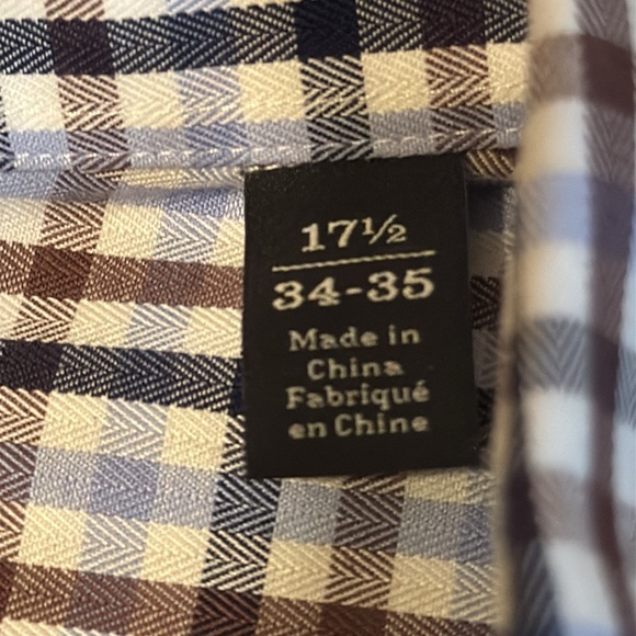 NORDSTROM Button Down Shirt. Size 17 1/2  34/35 - Picture 4 of 10